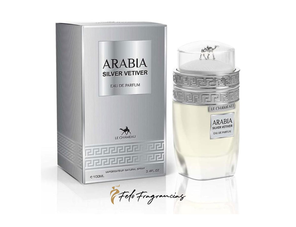Le Chameau Arabia Silver Vetiver Eau de Parfum 100 ml (3.4 FL OZ)