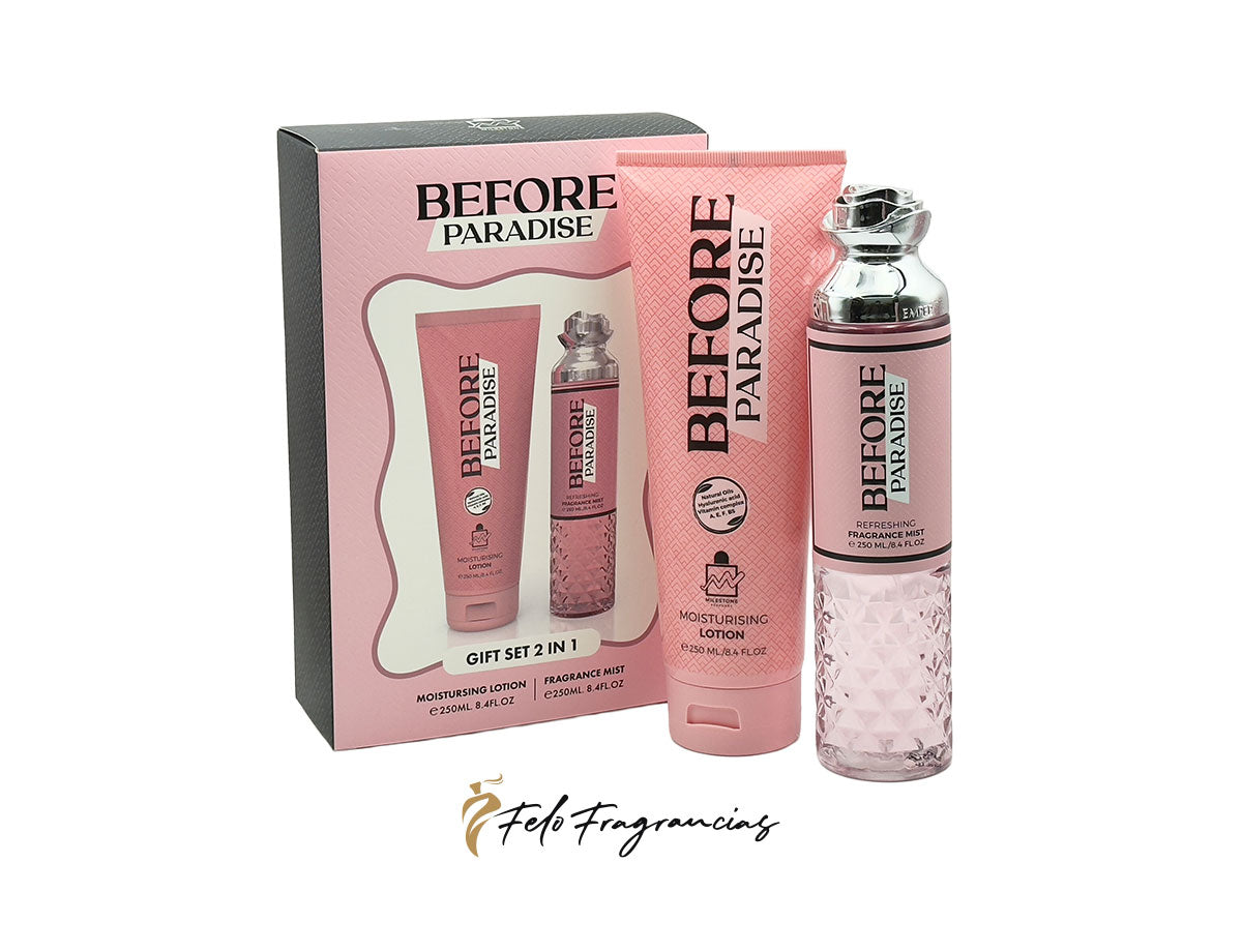 Milestone Before Paradise Set 2 in 1 – Cologne 100 ml (3.4 FL OZ) + Cream