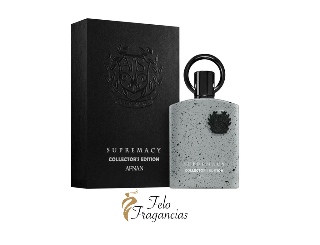 Supremacy Collector's Edition 100ml perfume bottle with black embossed gift box