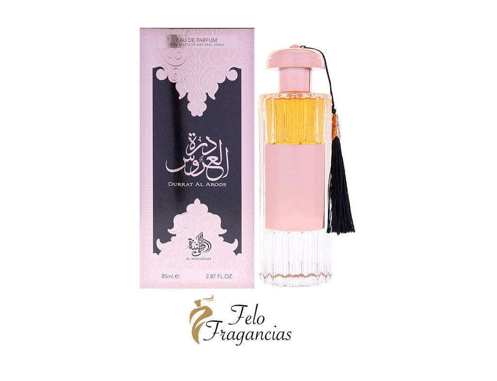 Women’s Eau de Parfum 85ml bottle with pink cap and tassel, plus matching box