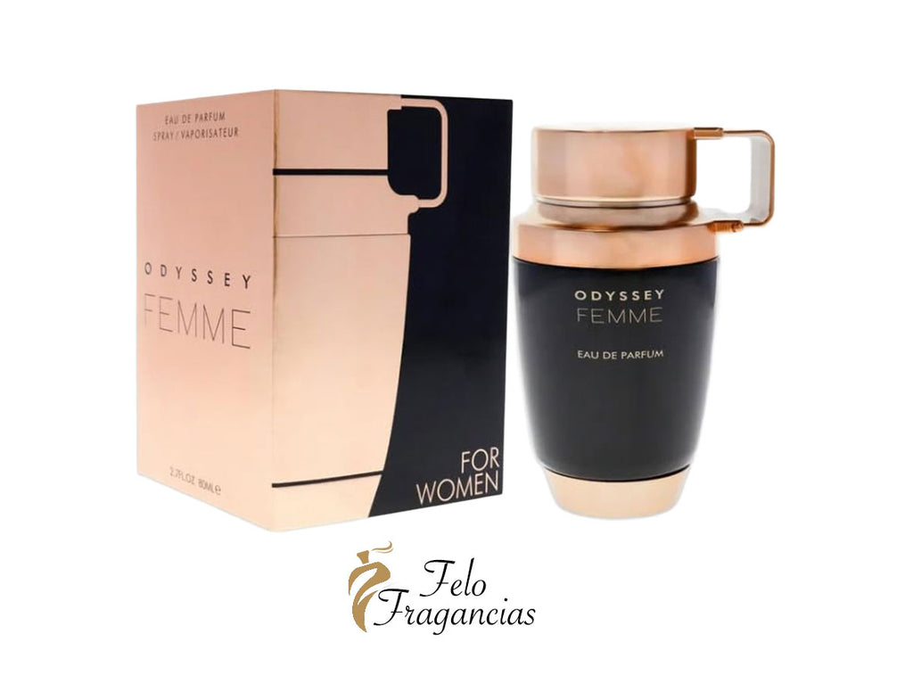 Odyssey Femme eau de parfum spray bottle with matching box, 80ml