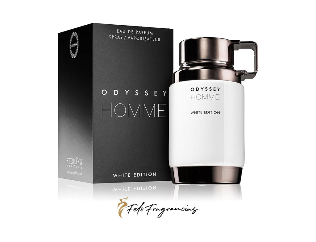 Odyssey Homme White Edition eau de parfum 60ml, white bottle with silver cap