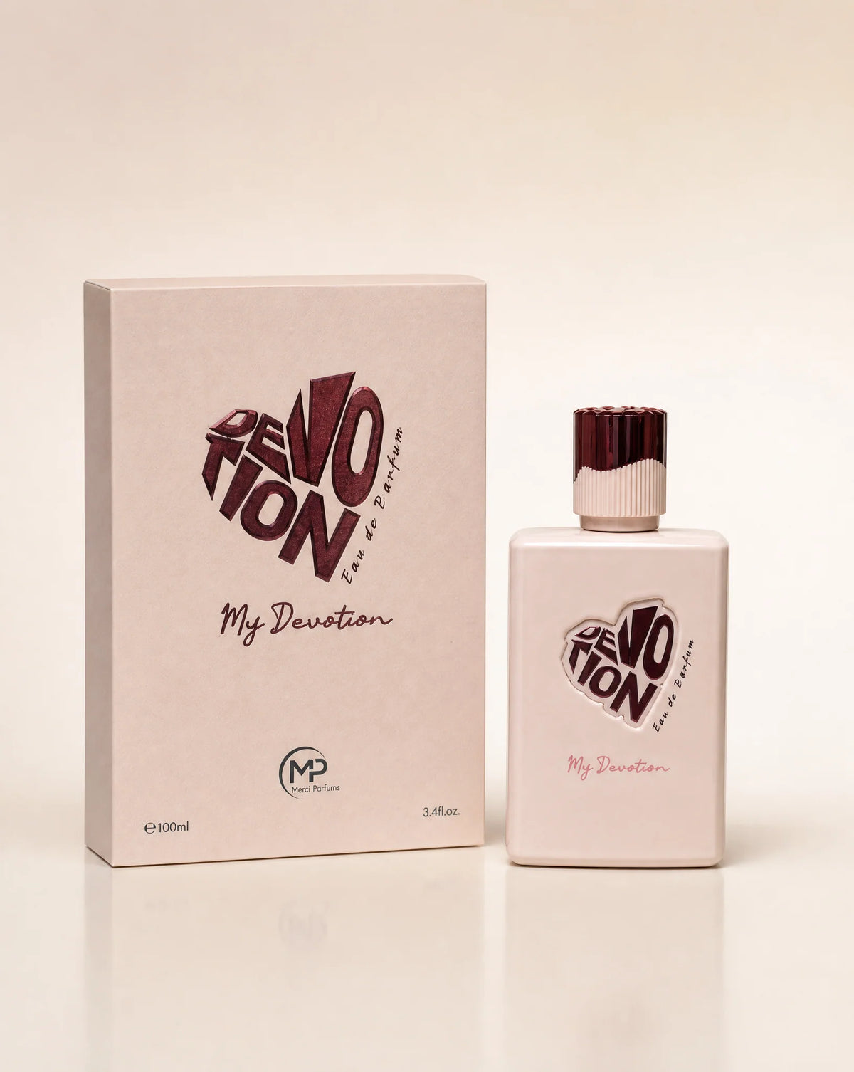 Bharara Mast Devotion Women Eau de Parfum 100ml, frasco y caja rosa