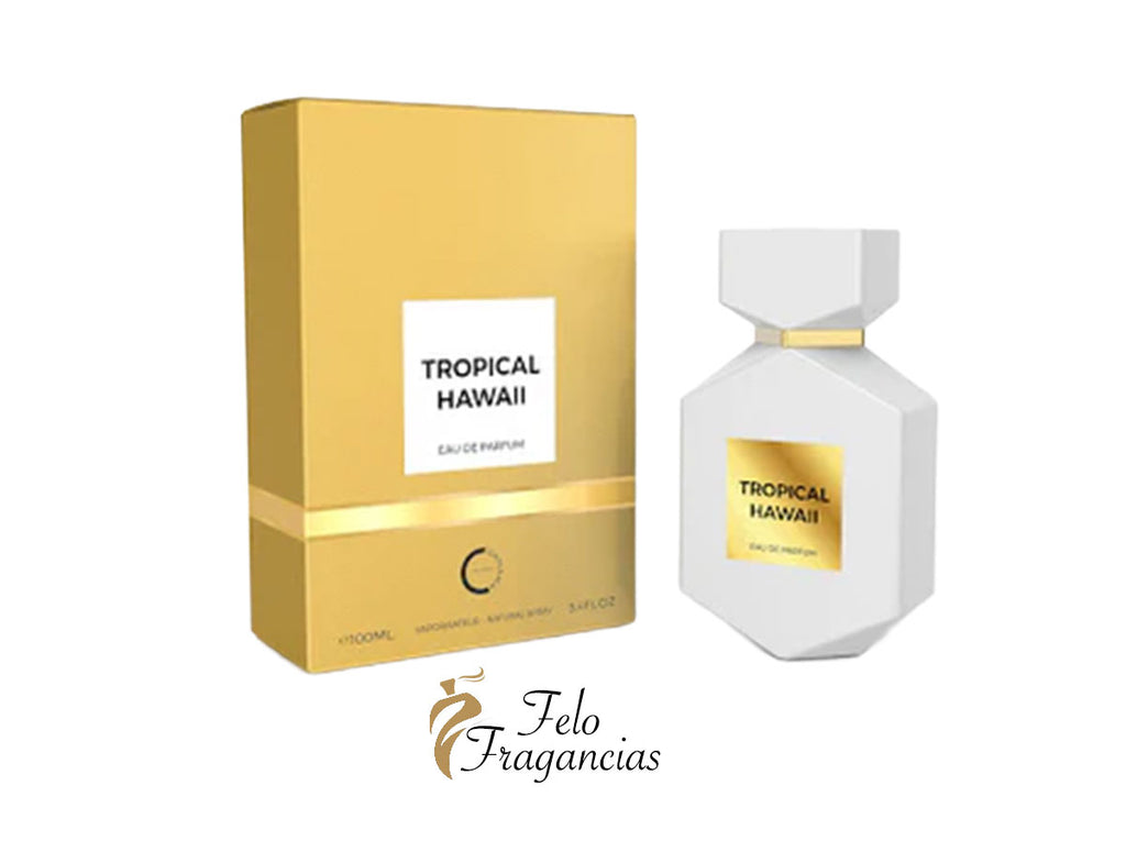Camara Tropical Hawaii eau de parfum 100ml bottle and gold-toned gift box