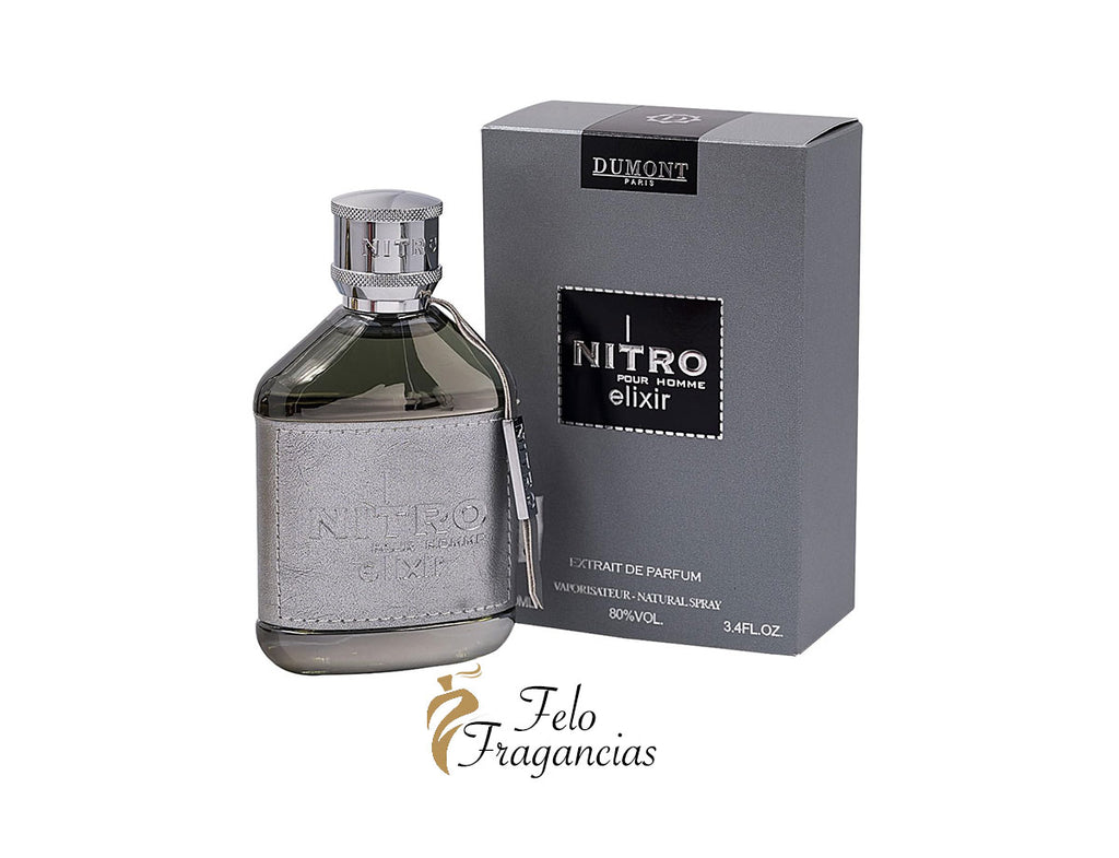 Nitro Elixir Eau de Parfum 100ml bottle with spray cap and matching gift box