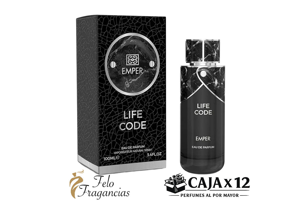 Emper Life Code EAU de Parfum 3.4 FL. O.Z.