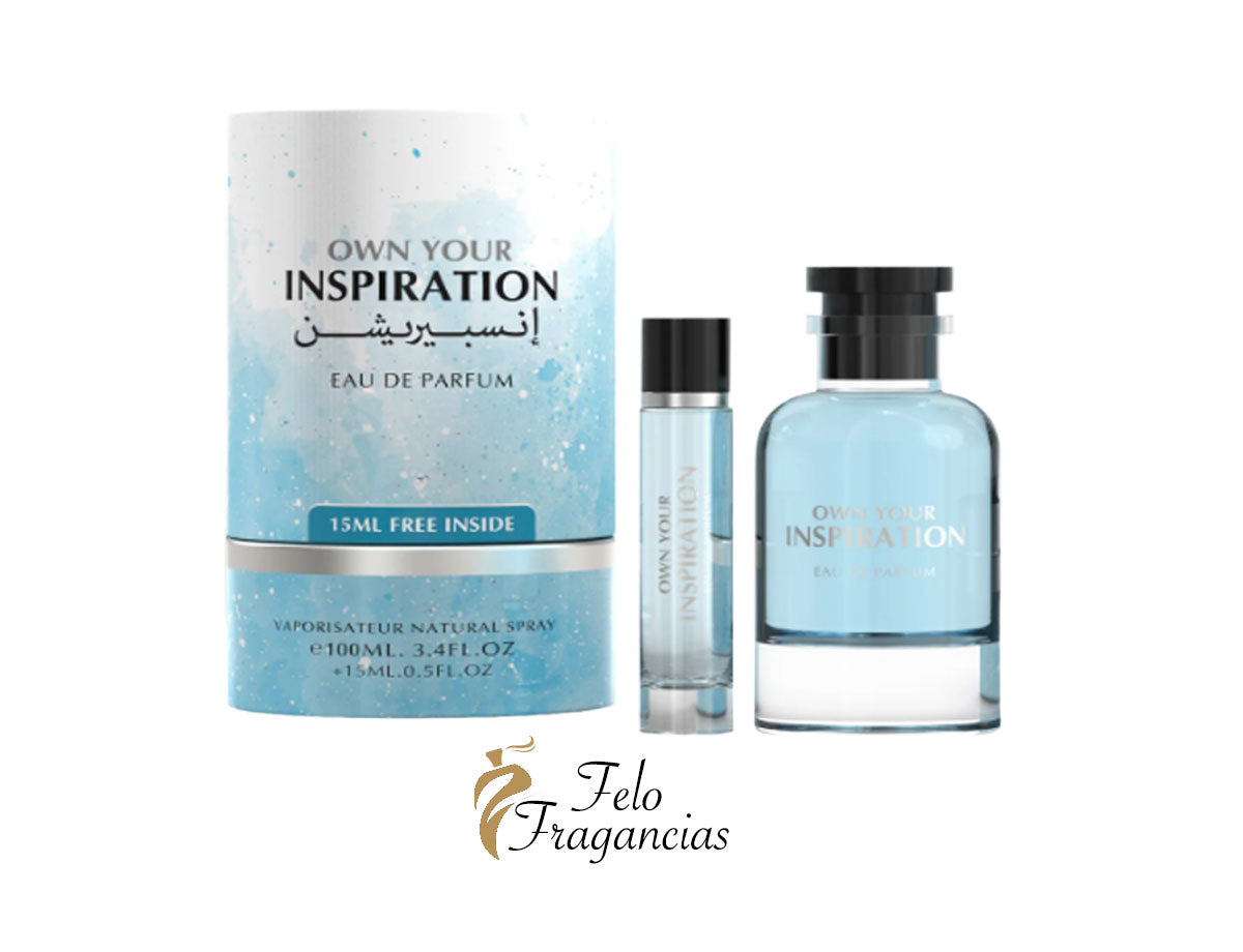 Own Your Inspiration eau de parfum set: 100ml bottle with box and 15ml spray