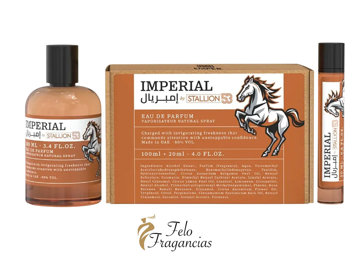 Emper Set Imperial by Stallion 53 Unisex Eau de Parfum 100 ml + 20 ml con caja