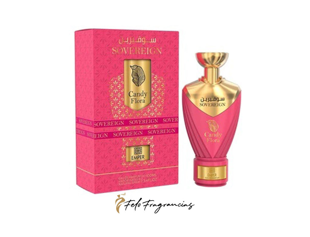 Emper Candy Flora Sovereign Eau de Parfum 100ml pink bottle and box set