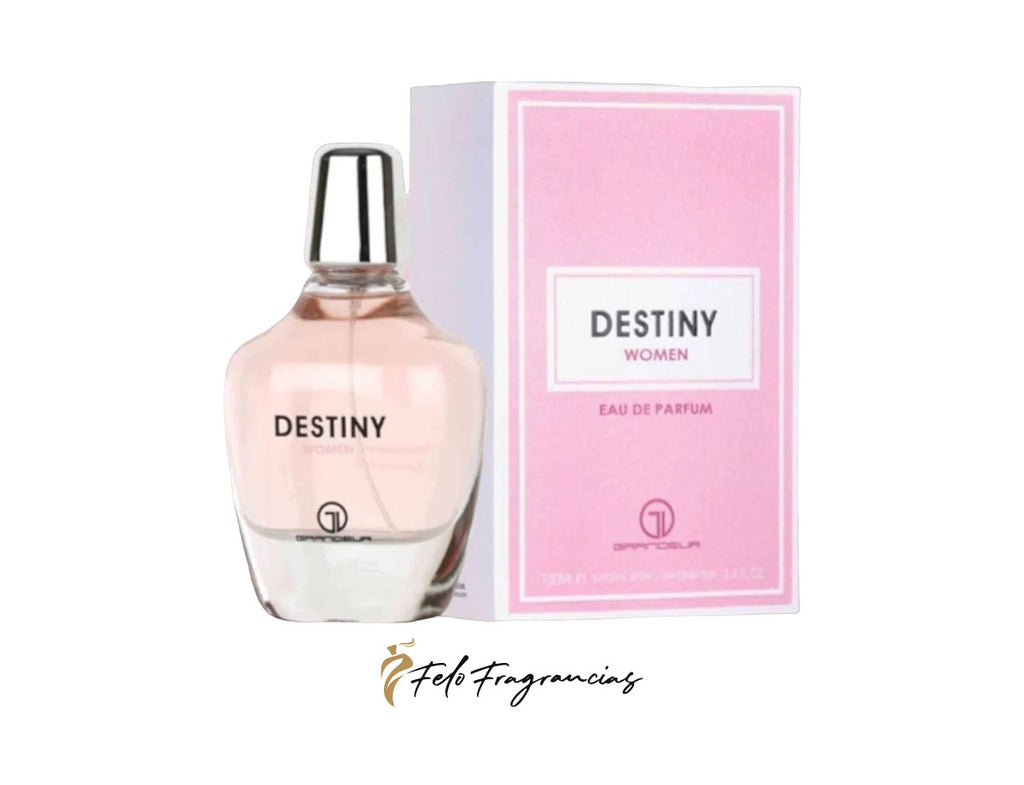 Destiny Women Eau de Parfum 100ml bottle with pink retail box