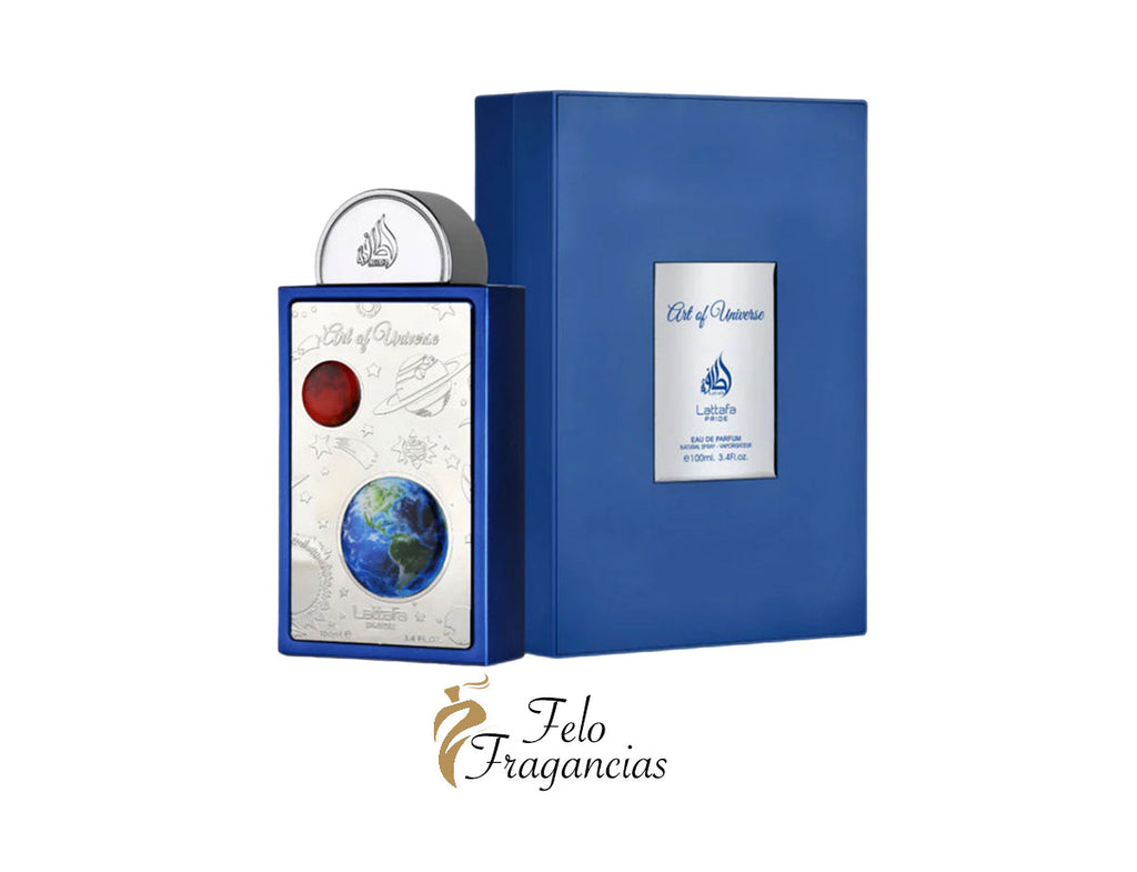 Art of Universe eau de parfum 100ml boxed set with blue outer case and bottle