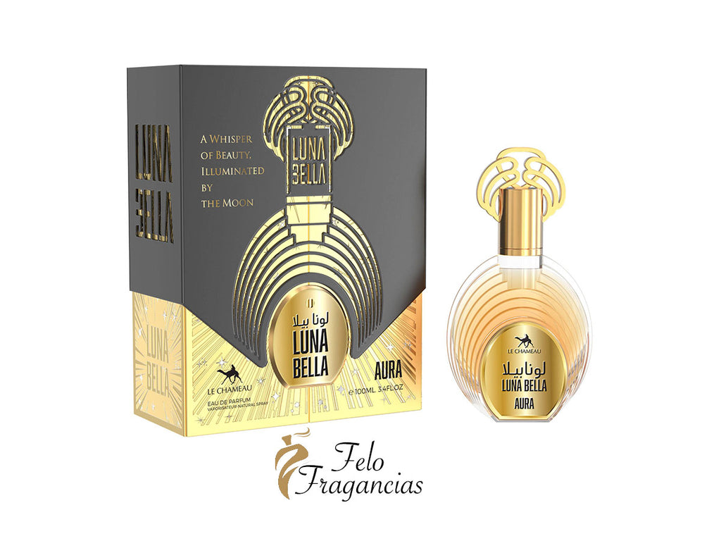 Luna Bella Aura Eau de Parfum 100ml spray bottle with matching gift box