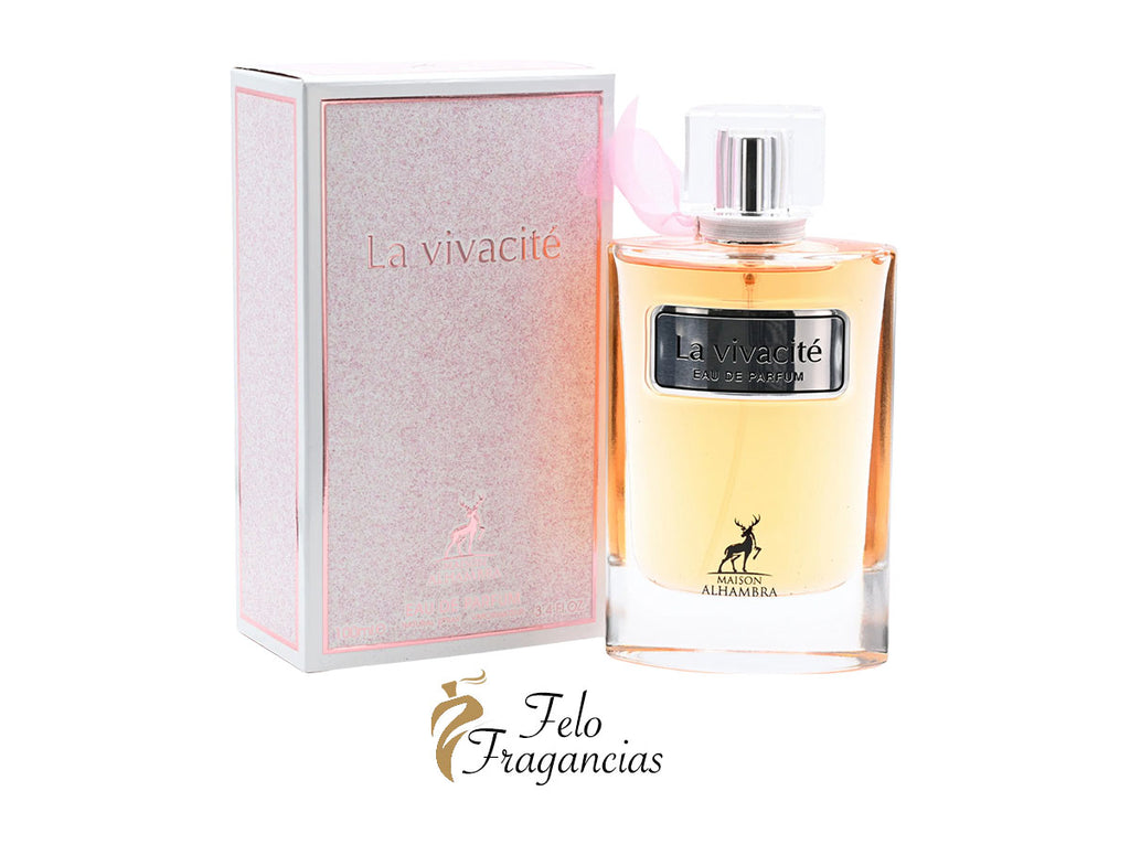 La Vivacité eau de parfum 100ml spray bottle with matching box