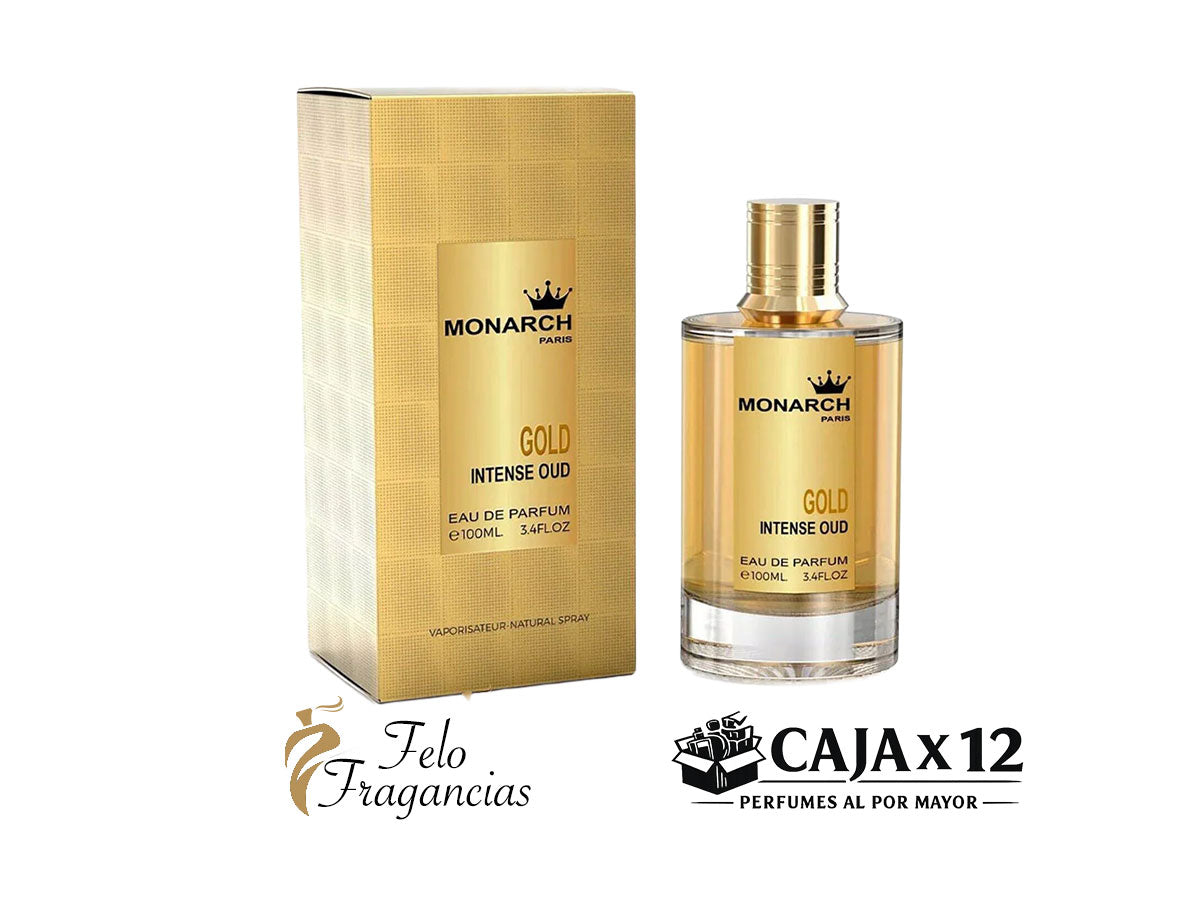 Milestone Monarch Paris Gold Intense Oud Eau de Parfum 100 ml (3.4 FL OZ)