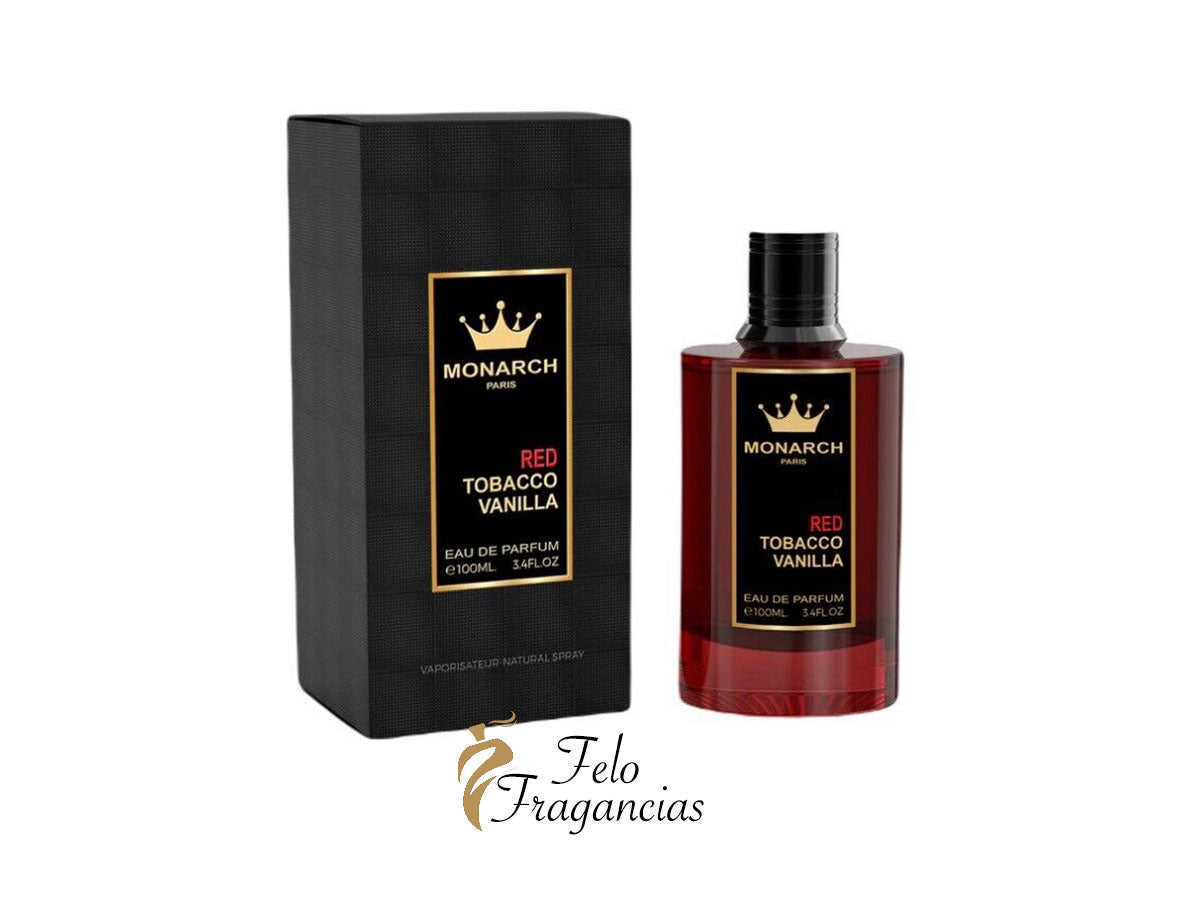 Milestone Monarch Paris Red Tobacco Vanilla Eau de Parfum 100 ml (3.4 FL OZ)