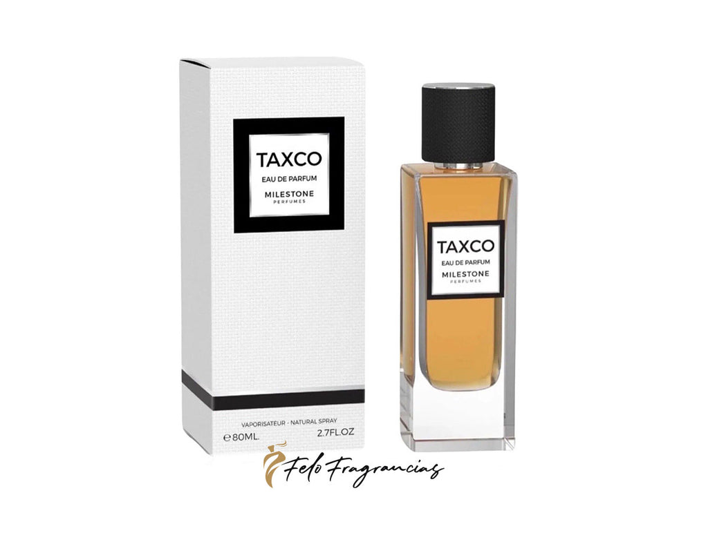Eau de Parfum Milestone Taxco 100 ml: frasco ámbar con tapa negra