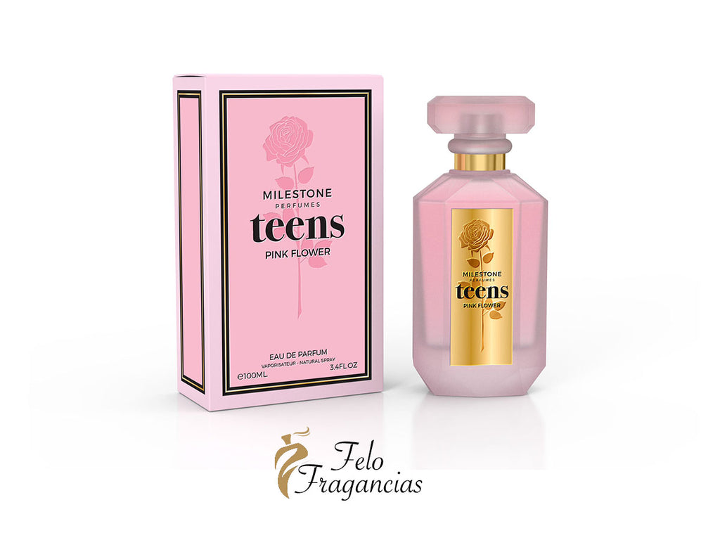 Milestone Teens Pink Flower Eau de Parfum 100ml — Sin Caja