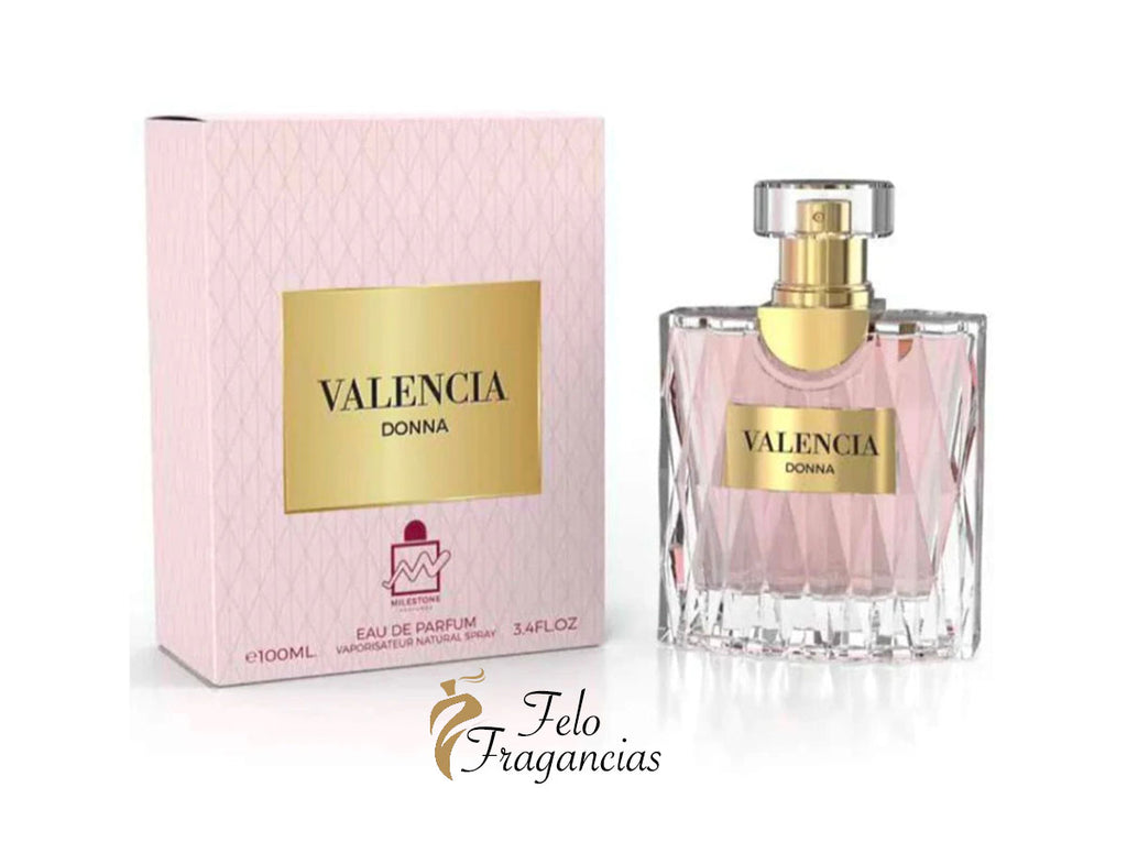 Valencia Donna eau de parfum 100ml bottle with matching gift box