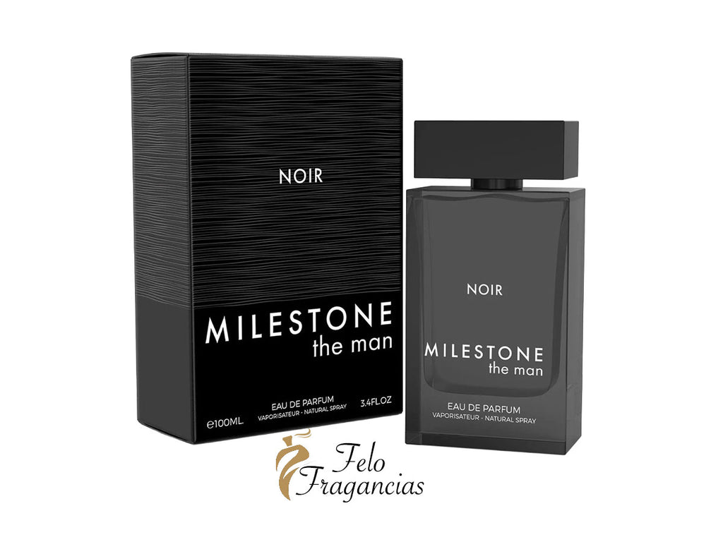 Milestone the Man Noir eau de parfum 100 ml, dark bottle with matching gift box