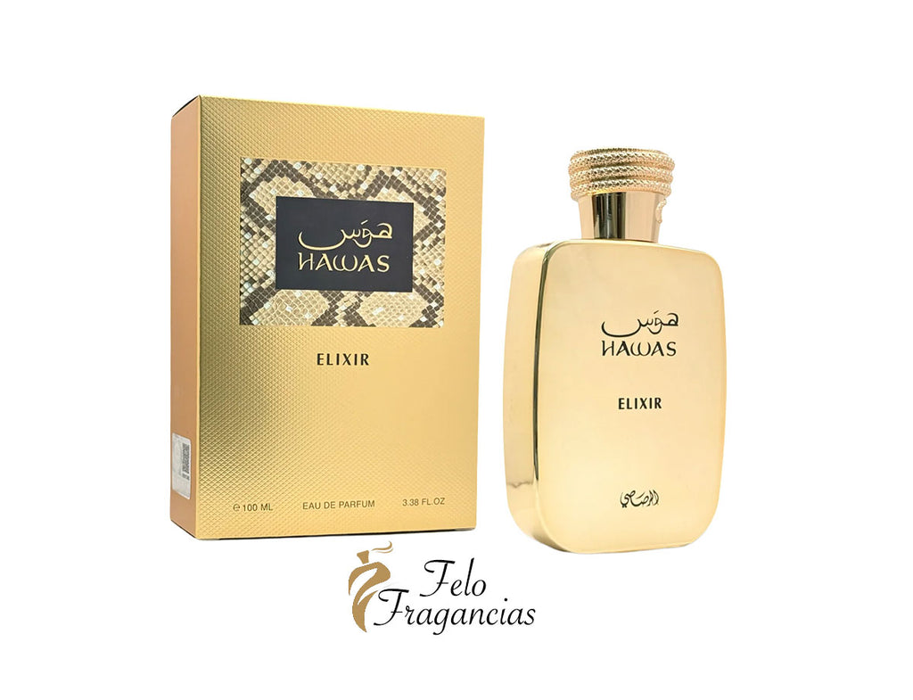 Hawas Elixir men eau de parfum 100ml bottle with matching box