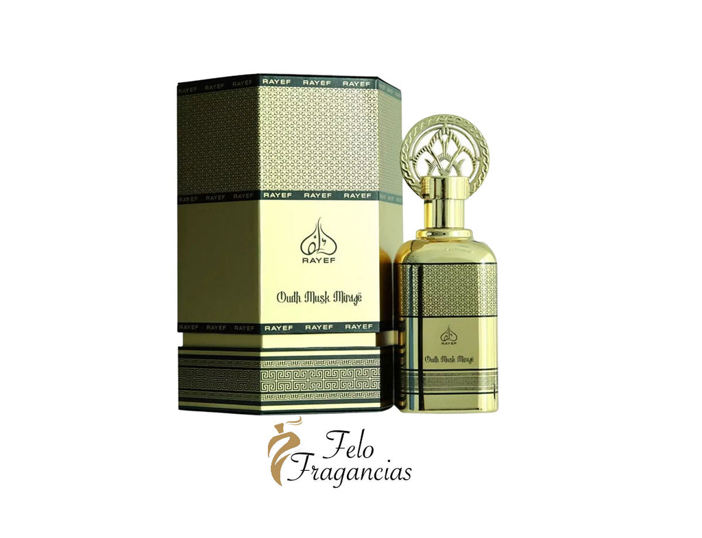 Perfume Eau de Parfum en frasco ámbar con caja, Oudh Musk