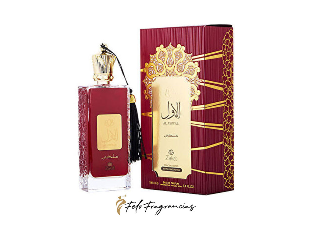 Al Awwal Malaki eau de parfum 100ml: red glass bottle with matching box