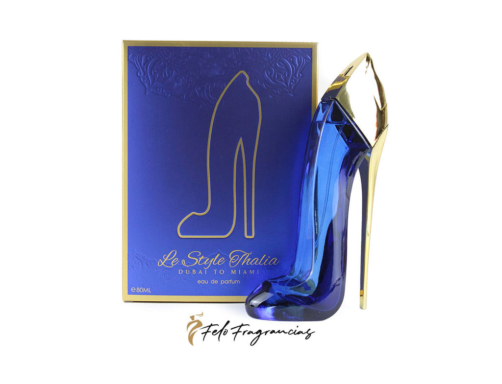 Le Style Thalia eau de parfum 80 ml blue glass bottle with matching box