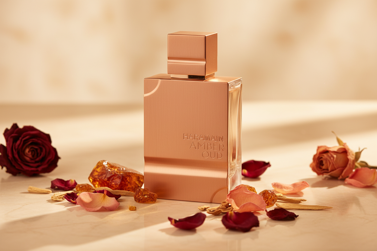 Al Haramain Amber Oud Gold Editorial