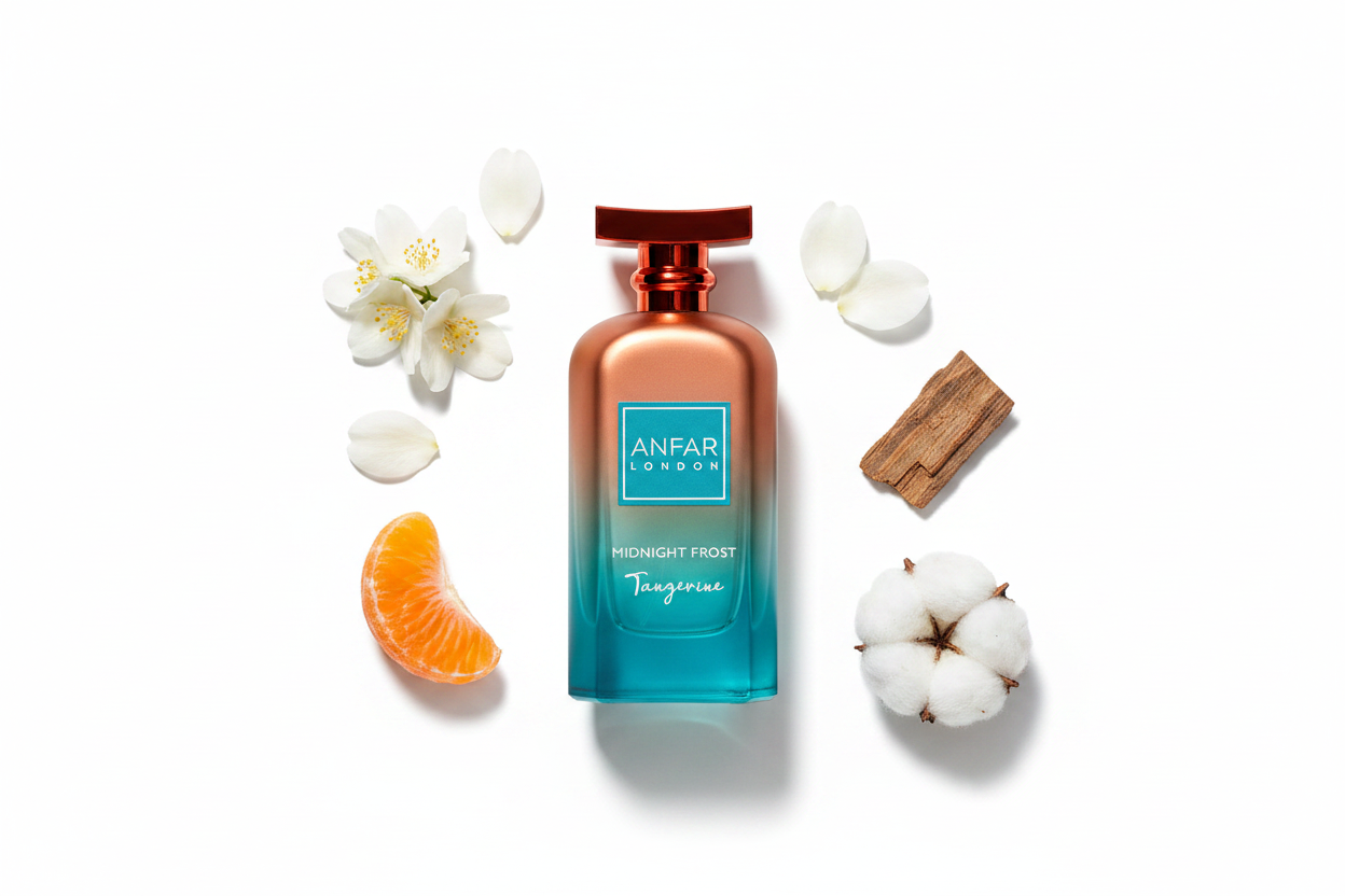 Anfar Midnight Frost Tangerine Notes