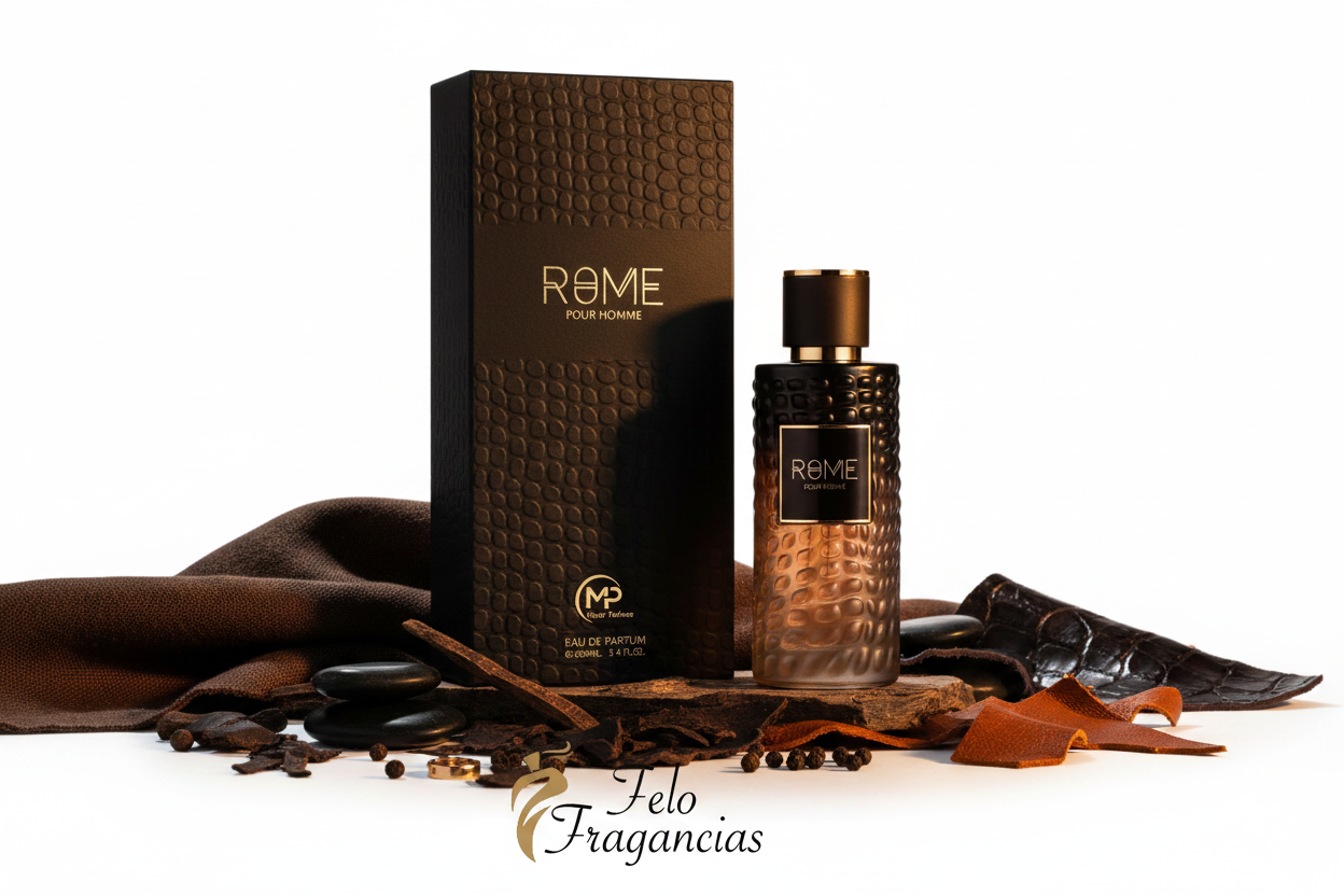 Perfume Bharara Rome Pour Homme Eau de Parfum 100 ml con caja y botella