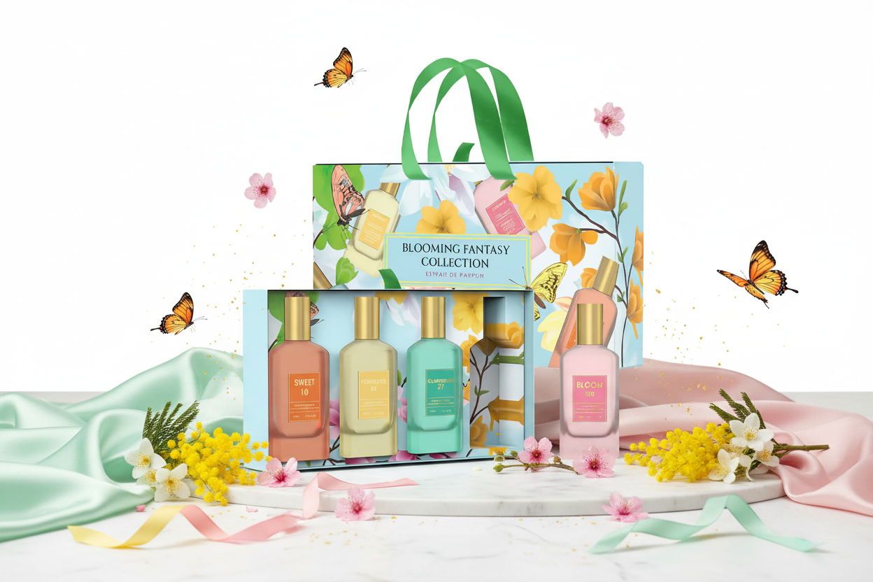 Set Emper Blooming Fantasy: caja con frascos miniatura