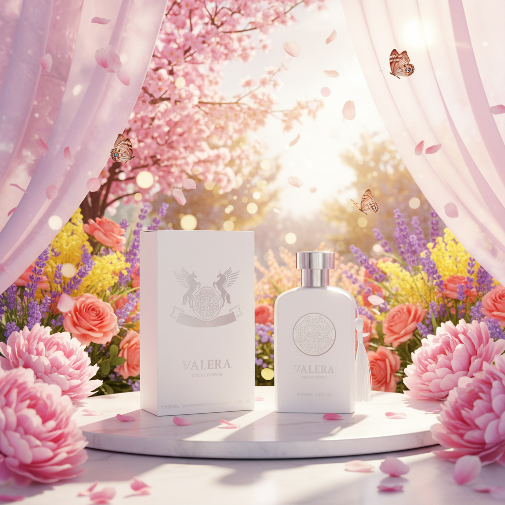 Perfume Emper Valera Eau de Parfum con frasco de vidrio y caja, 100 ml.