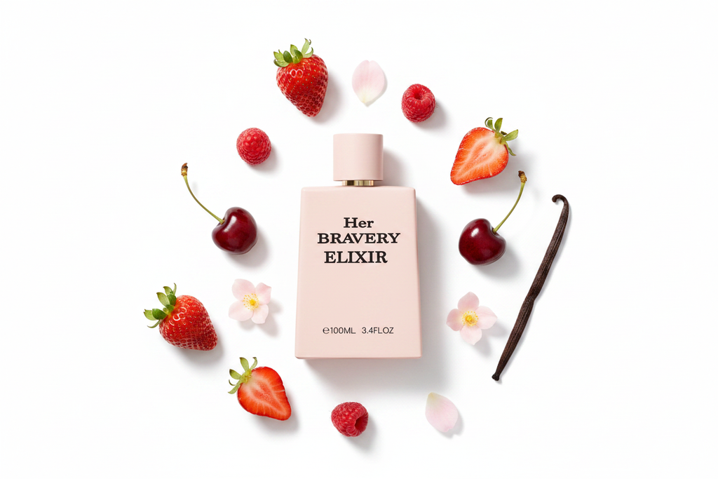 Her Bravery Elixir Notes Flat Lay