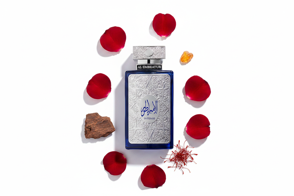 Zimaya Al Embratur Intense Eau de Parfum 100ml - Notas olfativas oud azafrán rosa ámbar