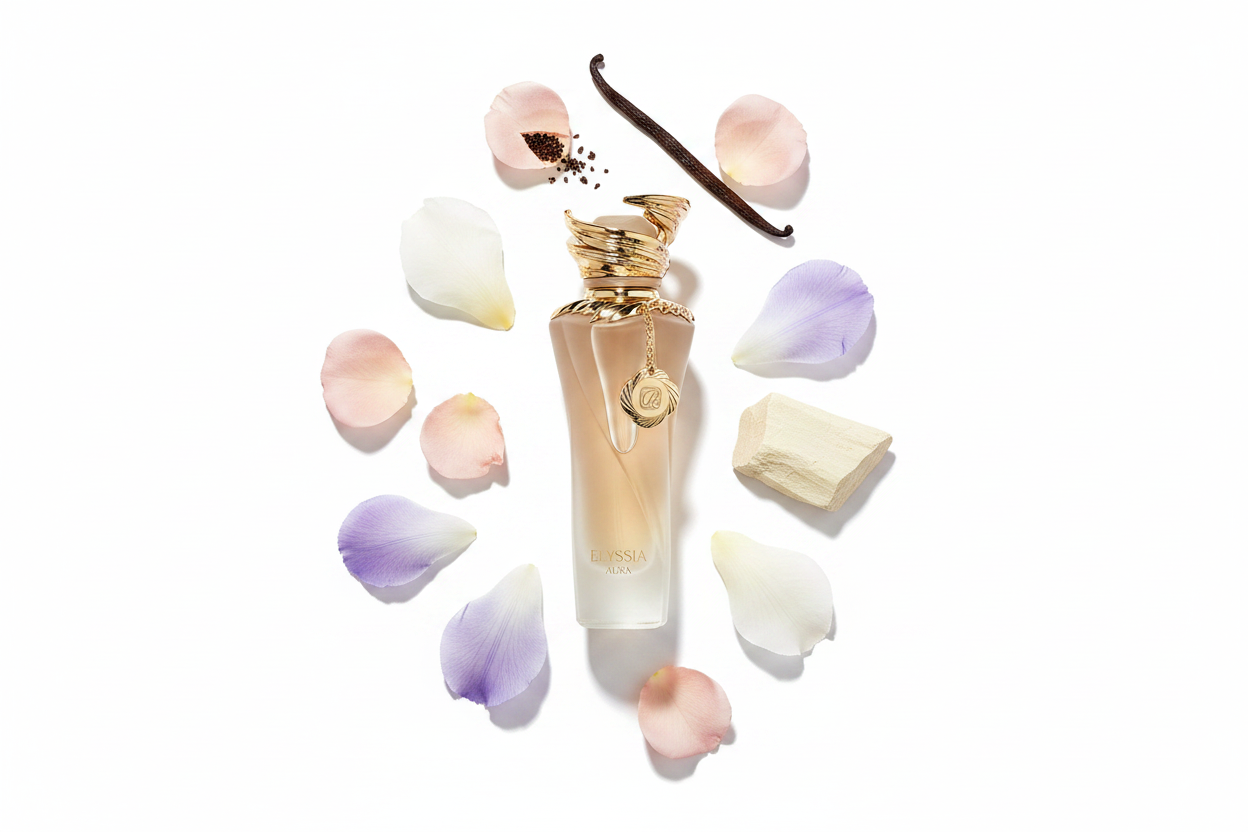 Riiffs Parfums Elyssia Aura Extrait de Parfum 100ml - Notas olfativas rosa iris vainilla sándalo