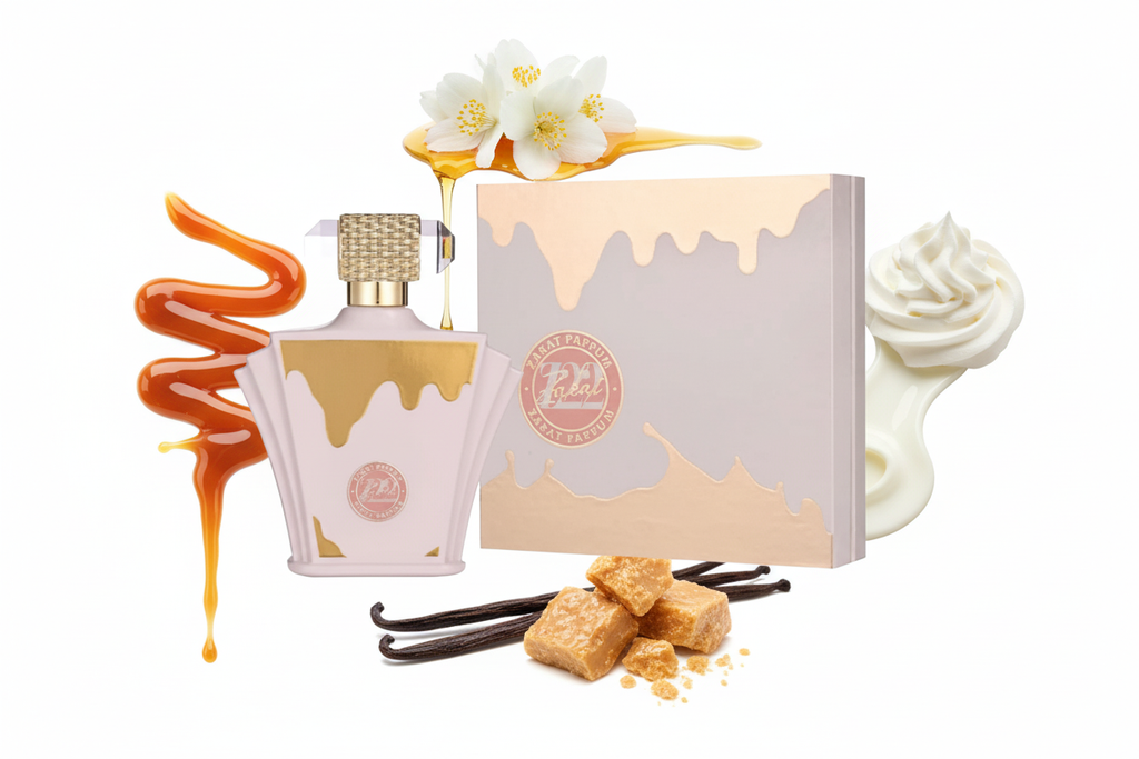 Zakat Z22 Women Eau de Parfum 100ml con caramelo, crema, flores blancas, miel, vainilla y praliné