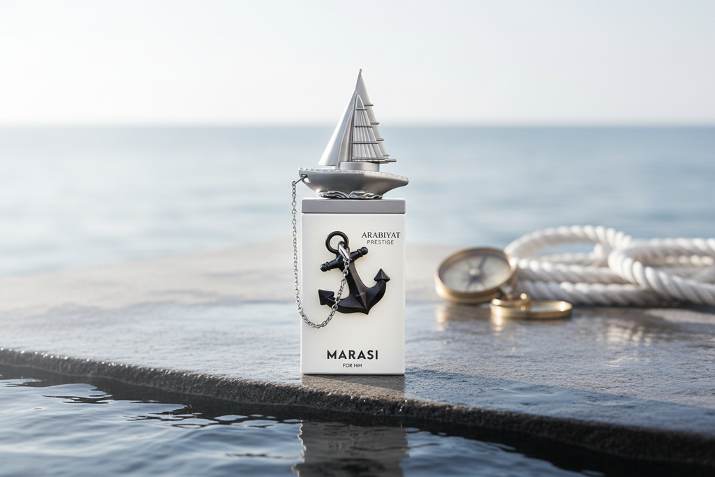 Arabiyat Prestige Marasi For Him Eau de Parfum 100ml - Editorial lifestyle náutico marino