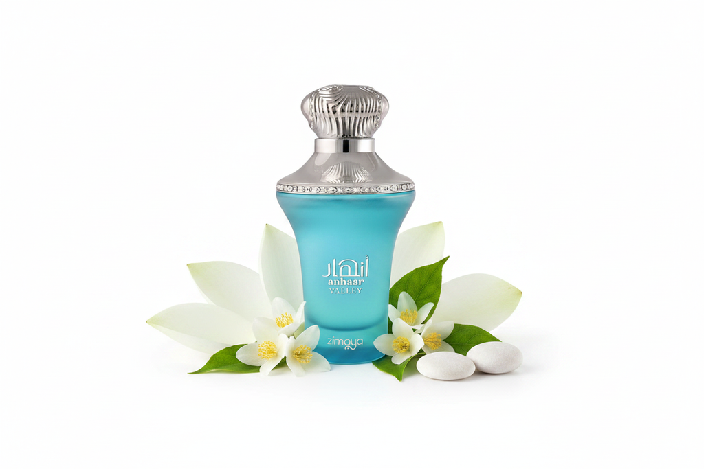 Zimaya Anhaar Valley Eau de Parfum 100ml - Notas olfativas loto jazmín almizcle madera
