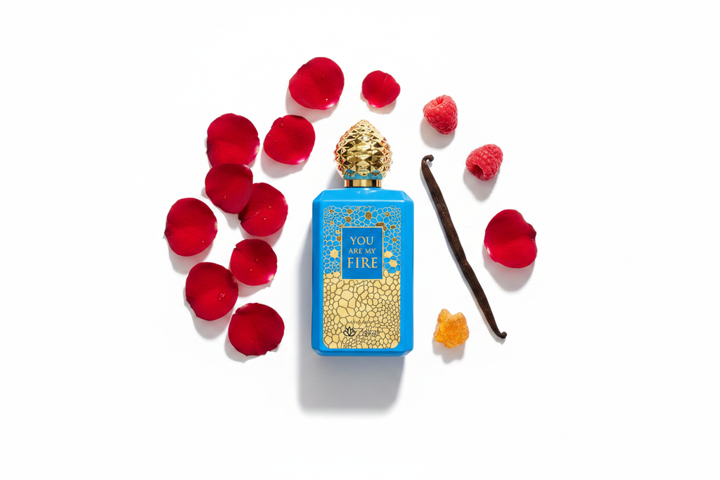 Zakat You Are My Fire Eau de Parfum 100ml - Notas olfativas frutos rojos rosa vainilla ámbar