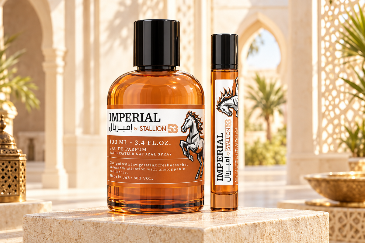 Imperial en editorial árabe luminosa