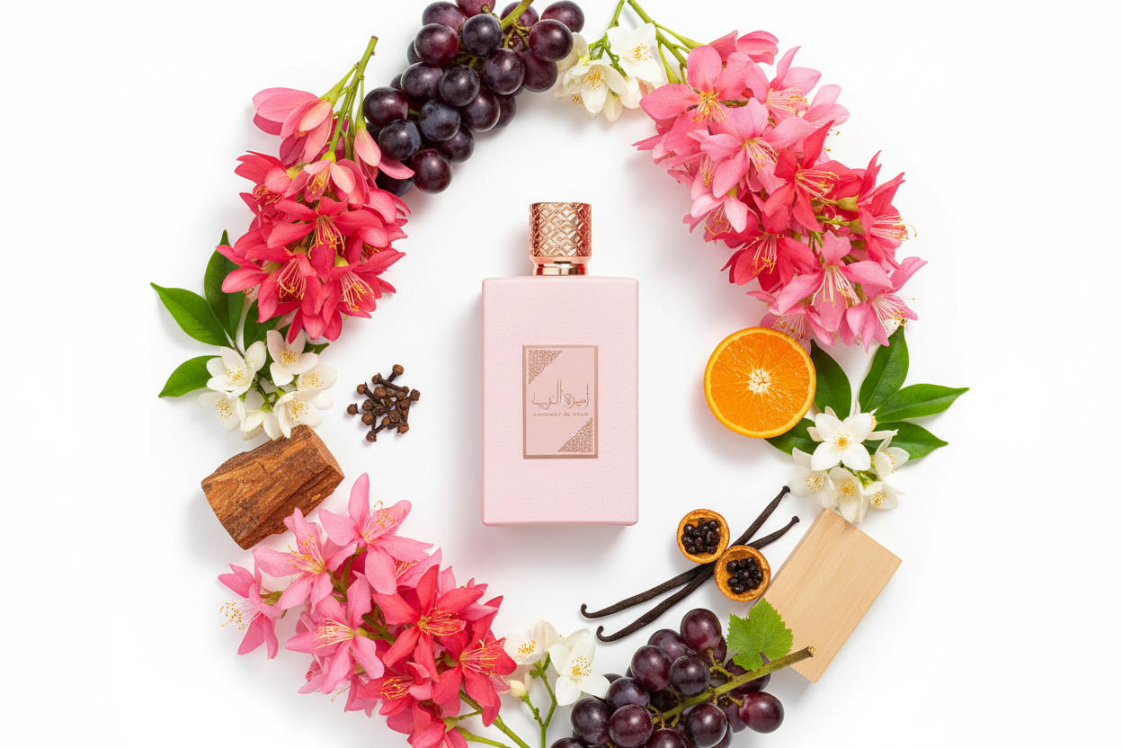 Lattafa Ameerat Al Arab Prive Rose Notes Image