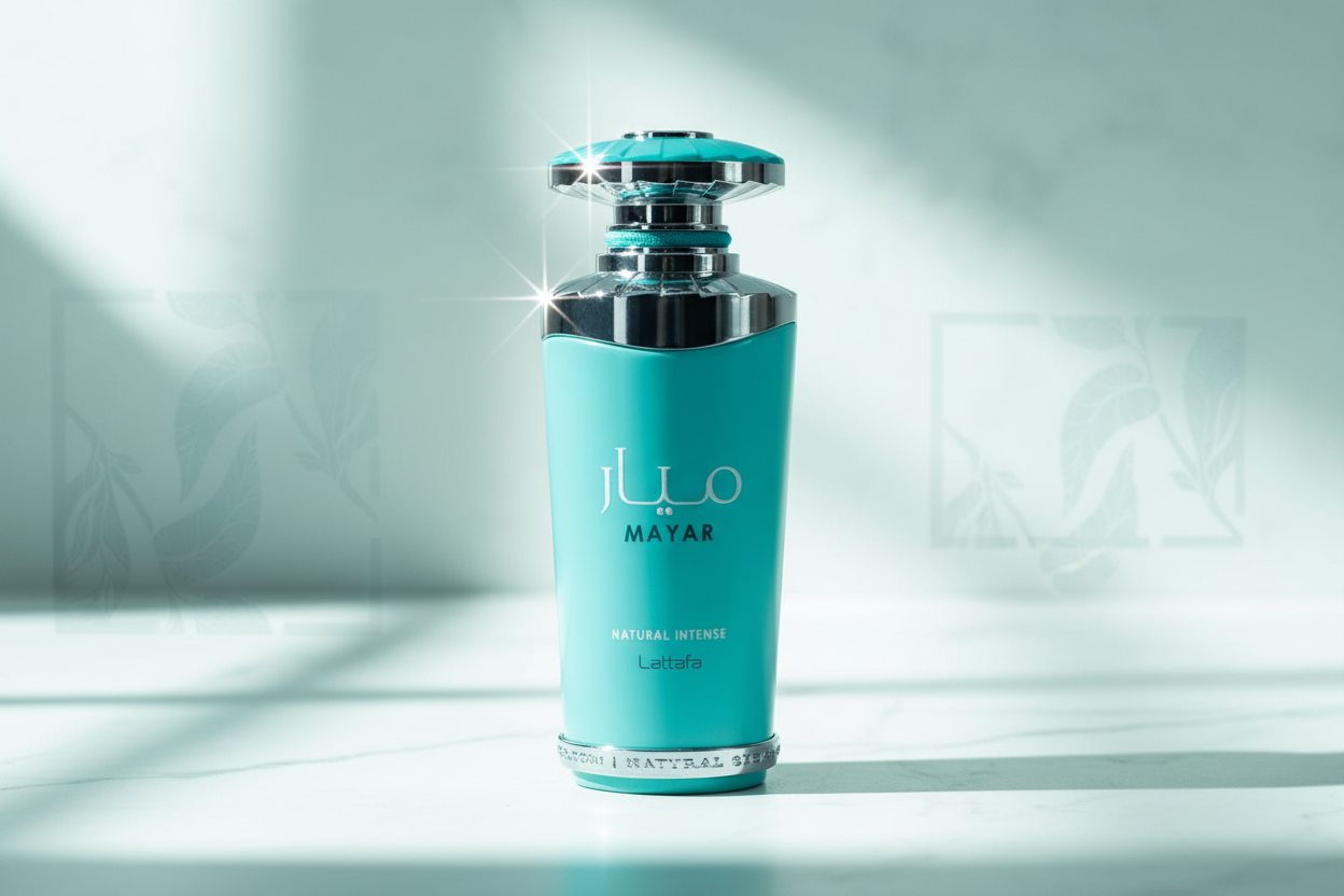 Lattafa Mayar Natural Intense Editorial Image