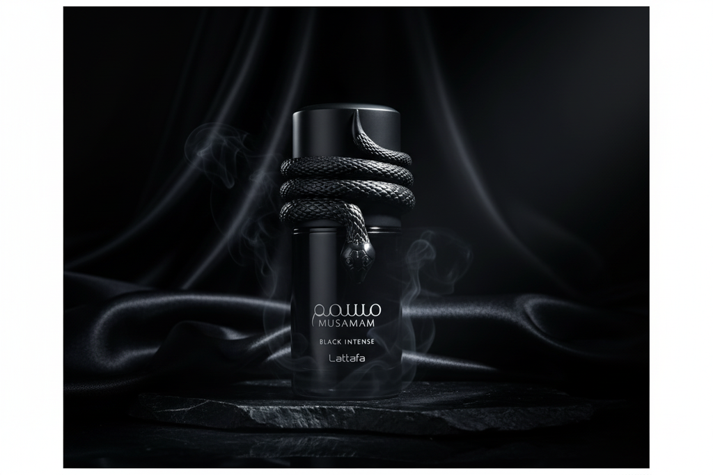 Lattafa Musamam Black Intense — Editorial Lifestyle