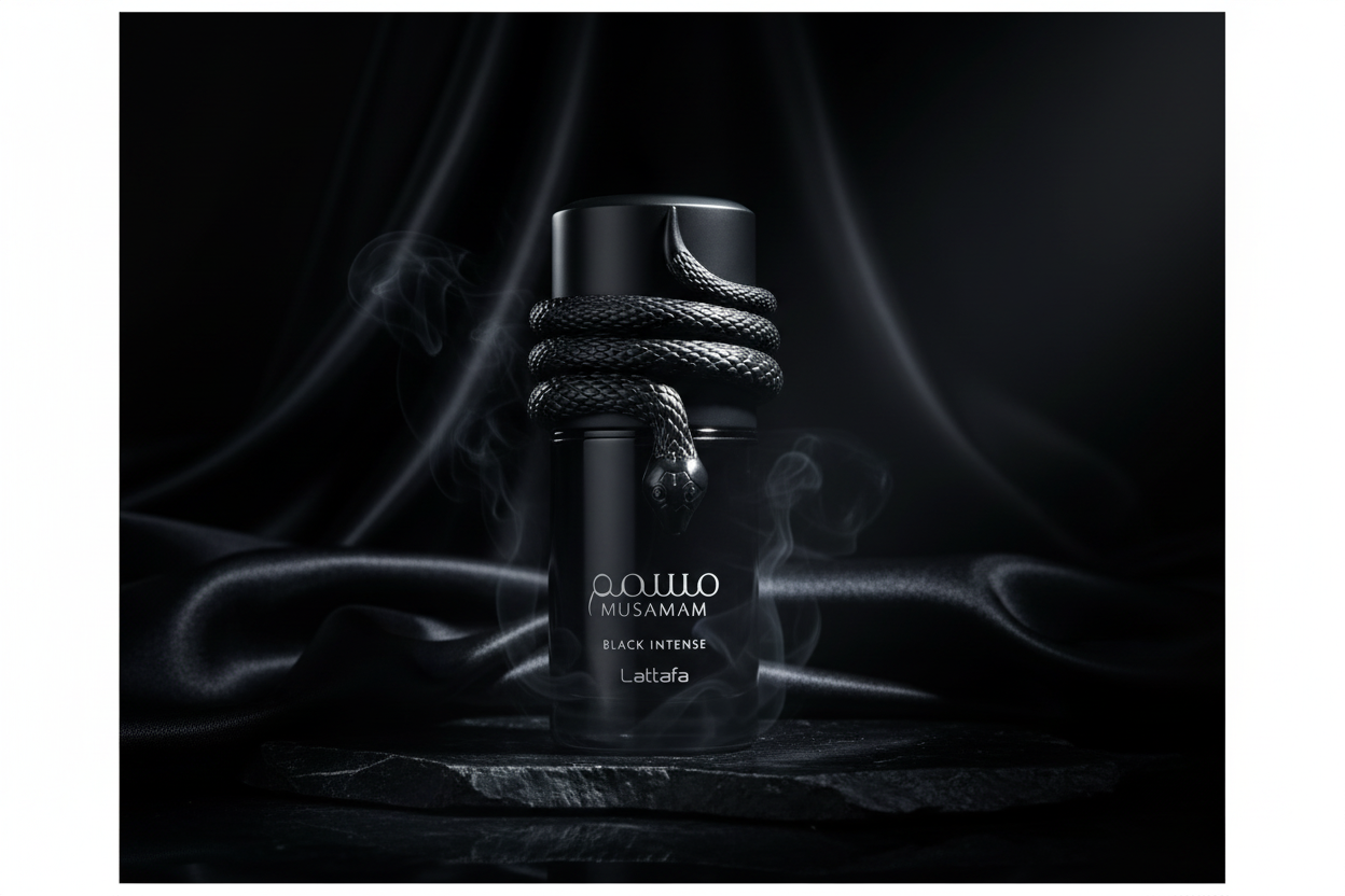 Lattafa Musamam Black Intense — Editorial Lifestyle
