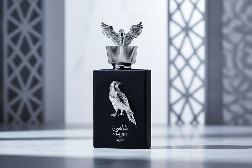 Lattafa Shaheen Silver Editorial Image