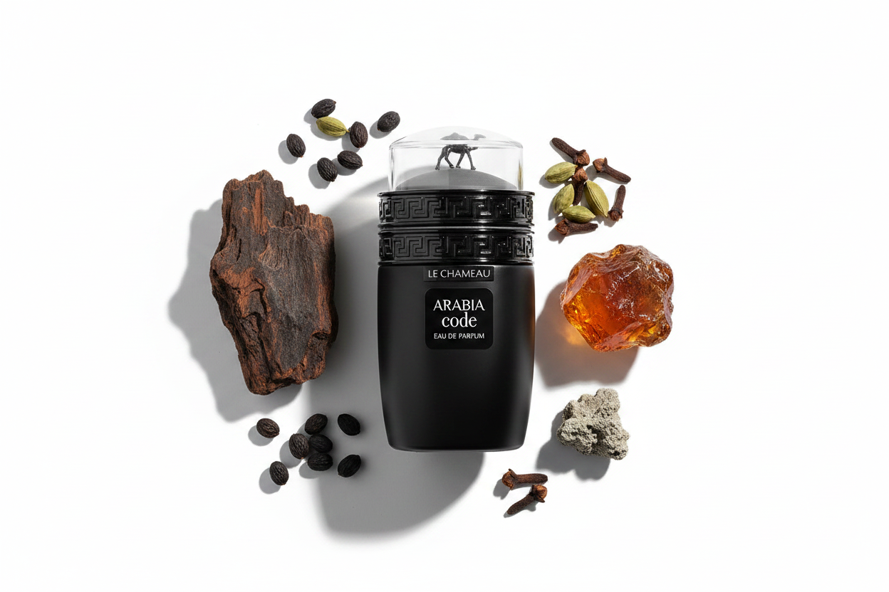 Le Chameau Arabia Code — Notes Flat Lay