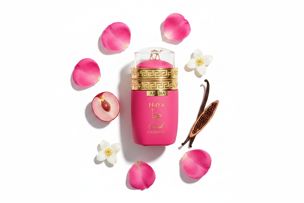 Le Chameau Arabia Haya Crush — Notes Flat Lay