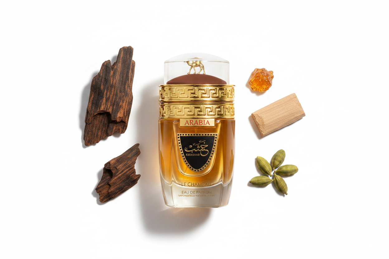 Le Chameau Arabia Khashab — Notes Flat Lay