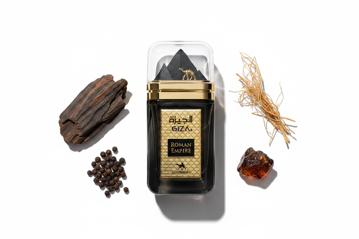 Le Chameau Giza Roman Empire — Notes Flat Lay