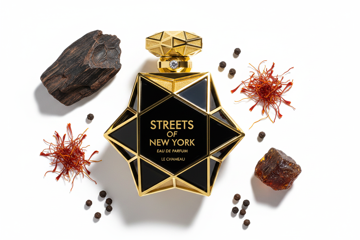 Le Chameau Streets of New York — Notes Flat Lay